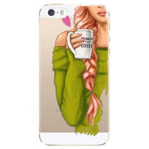 Plastové puzdro iSaprio - My Coffe and Redhead Girl - iPhone 5/5S/SE vyobraziť