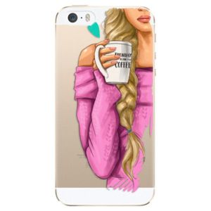 Plastové puzdro iSaprio - My Coffe and Blond Girl - iPhone 5/5S/SE vyobraziť