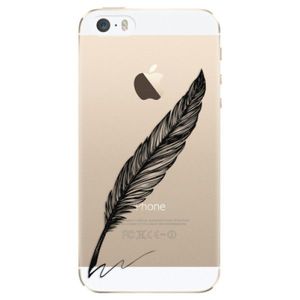 Plastové puzdro iSaprio - Writing By Feather - black - iPhone 5/5S/SE vyobraziť