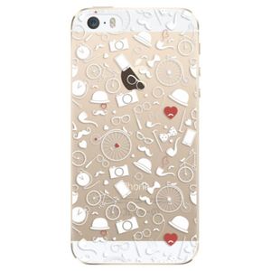 Plastové puzdro iSaprio - Vintage Pattern 01 - white - iPhone 5/5S/SE vyobraziť