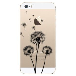 Plastové puzdro iSaprio - Three Dandelions - black - iPhone 5/5S/SE vyobraziť