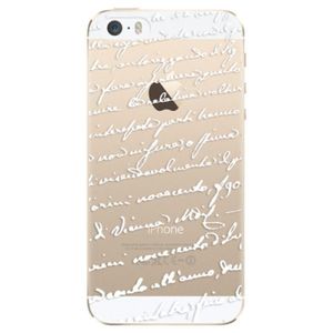 Plastové puzdro iSaprio - Handwriting 01 - white - iPhone 5/5S/SE vyobraziť