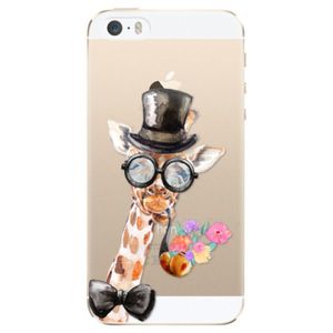 Plastové puzdro iSaprio - Sir Giraffe - iPhone 5/5S/SE vyobraziť