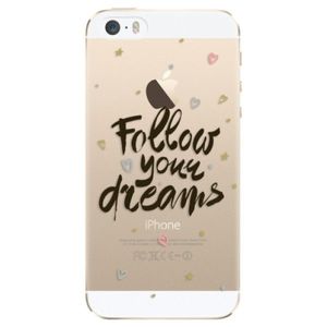 Plastové puzdro iSaprio - Follow Your Dreams - black - iPhone 5/5S/SE vyobraziť