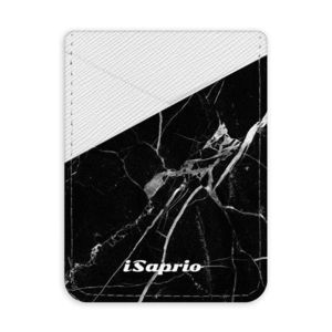 Pouzdro na kreditní karty iSaprio - Black Marble 18 - světlá nalepovací kapsa vyobraziť