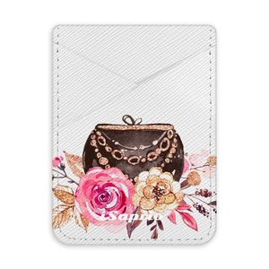 Pouzdro na kreditní karty iSaprio - Handbag 01 - světlá nalepovací kapsa vyobraziť