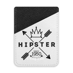 Pouzdro na kreditní karty iSaprio - Hipster Style 02 - tmavá nalepovací kapsa vyobraziť