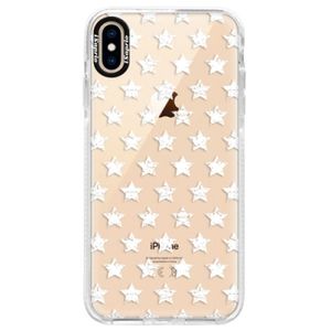 Silikónové púzdro Bumper iSaprio - Stars Pattern - white - iPhone XS Max vyobraziť