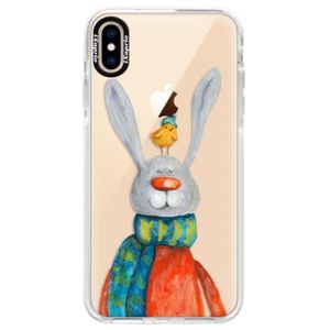 Silikónové púzdro Bumper iSaprio - Rabbit And Bird - iPhone XS Max vyobraziť