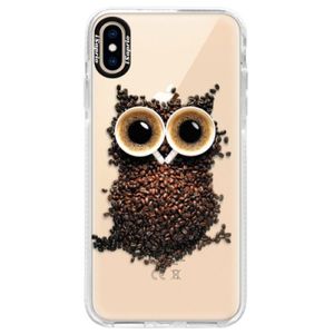 Silikónové púzdro Bumper iSaprio - Owl And Coffee - iPhone XS Max vyobraziť