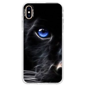 Silikónové púzdro Bumper iSaprio - Black Puma - iPhone XS Max vyobraziť