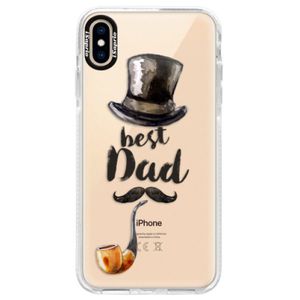 Silikónové púzdro Bumper iSaprio - Best Dad - iPhone XS Max vyobraziť