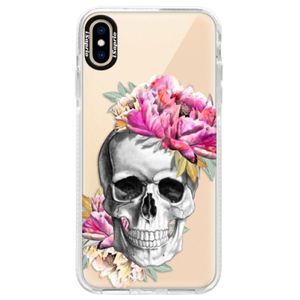 Silikónové púzdro Bumper iSaprio - Pretty Skull - iPhone XS Max vyobraziť