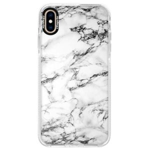Silikónové púzdro Bumper iSaprio - White Marble 01 - iPhone XS Max vyobraziť