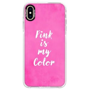 Silikónové púzdro Bumper iSaprio - Pink is my color - iPhone XS Max vyobraziť