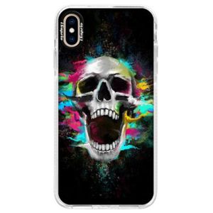 Silikónové púzdro Bumper iSaprio - Skull in Colors - iPhone XS Max vyobraziť