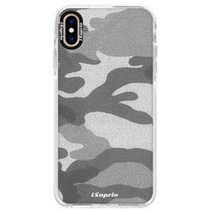 Silikónové púzdro Bumper iSaprio - Gray Camuflage 02 - iPhone XS Max vyobraziť