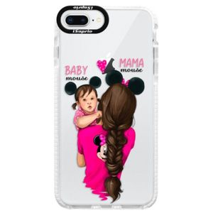 Silikónové púzdro Bumper iSaprio - Mama Mouse Brunette and Girl - iPhone 8 Plus vyobraziť