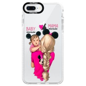 Silikónové púzdro Bumper iSaprio - Mama Mouse Blond and Girl - iPhone 8 Plus vyobraziť