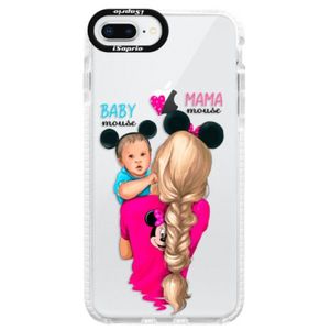 Silikónové púzdro Bumper iSaprio - Mama Mouse Blonde and Boy - iPhone 8 Plus vyobraziť