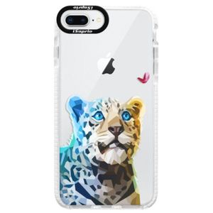 Silikónové púzdro Bumper iSaprio - Leopard With Butterfly - iPhone 8 Plus vyobraziť