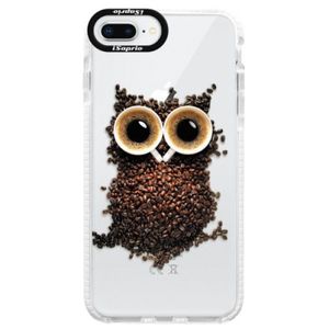 Silikónové púzdro Bumper iSaprio - Owl And Coffee - iPhone 8 Plus vyobraziť