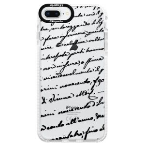 Silikónové púzdro Bumper iSaprio - Handwriting 01 - black - iPhone 8 Plus vyobraziť