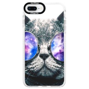 Silikónové púzdro Bumper iSaprio - Galaxy Cat - iPhone 8 Plus vyobraziť