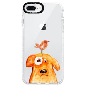 Silikónové púzdro Bumper iSaprio - Dog And Bird - iPhone 8 Plus vyobraziť
