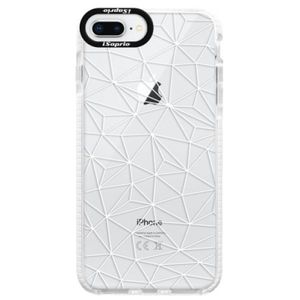 Silikónové púzdro Bumper iSaprio - Abstract Triangles 03 - white - iPhone 8 Plus vyobraziť