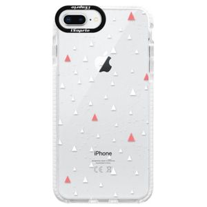 Silikónové púzdro Bumper iSaprio - Abstract Triangles 02 - white - iPhone 8 Plus vyobraziť