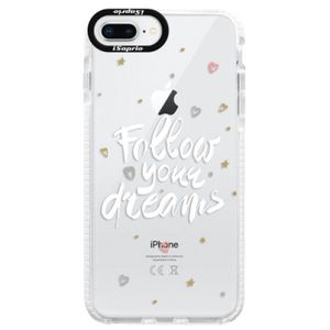 Silikónové púzdro Bumper iSaprio - Follow Your Dreams - white - iPhone 8 Plus vyobraziť