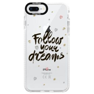 Silikónové púzdro Bumper iSaprio - Follow Your Dreams - black - iPhone 8 Plus vyobraziť