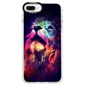 Silikónové púzdro Bumper iSaprio - Lion in Colors - iPhone 8 Plus vyobraziť