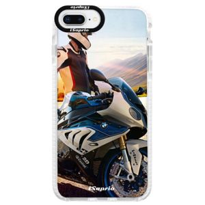 Silikónové púzdro Bumper iSaprio - Motorcycle 10 - iPhone 8 Plus vyobraziť
