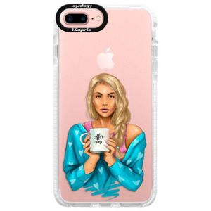 Silikónové púzdro Bumper iSaprio - Coffe Now - Blond - iPhone 7 Plus vyobraziť