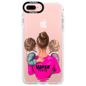 Silikónové púzdro Bumper iSaprio - Super Mama - Two Boys - iPhone 7 Plus vyobraziť