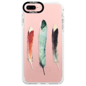 Silikónové púzdro Bumper iSaprio - Three Feathers - iPhone 7 Plus vyobraziť