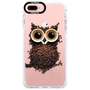 Silikónové púzdro Bumper iSaprio - Owl And Coffee - iPhone 7 Plus vyobraziť