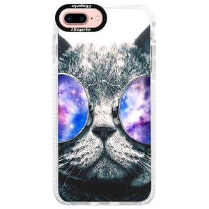 Silikónové púzdro Bumper iSaprio - Galaxy Cat - iPhone 7 Plus vyobraziť