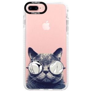 Silikónové púzdro Bumper iSaprio - Crazy Cat 01 - iPhone 7 Plus vyobraziť
