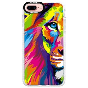 Silikónové púzdro Bumper iSaprio - Rainbow Lion - iPhone 7 Plus vyobraziť