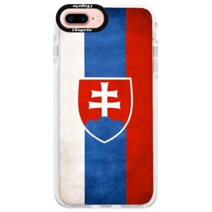 Silikónové púzdro Bumper iSaprio - Slovakia Flag - iPhone 7 Plus vyobraziť