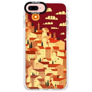 Silikónové púzdro Bumper iSaprio - Mountain City - iPhone 7 Plus vyobraziť