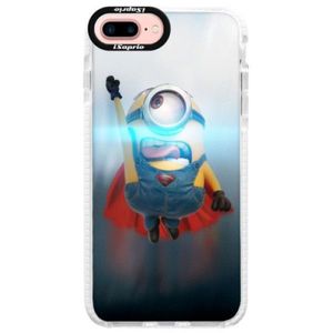 Silikónové púzdro Bumper iSaprio - Mimons Superman 02 - iPhone 7 Plus vyobraziť