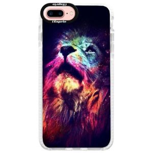 Silikónové púzdro Bumper iSaprio - Lion in Colors - iPhone 7 Plus vyobraziť