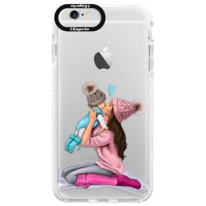 Silikónové púzdro Bumper iSaprio - Kissing Mom - Brunette and Boy - iPhone 6 Plus/6S Plus vyobraziť