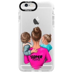 Silikónové púzdro Bumper iSaprio - Super Mama - Boy and Girl - iPhone 6 Plus/6S Plus vyobraziť
