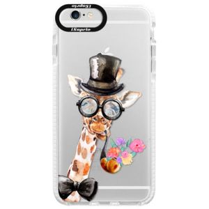 Silikónové púzdro Bumper iSaprio - Sir Giraffe - iPhone 6 Plus/6S Plus vyobraziť