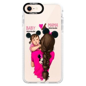Silikónové púzdro Bumper iSaprio - Mama Mouse Brunette and Girl - iPhone 8 vyobraziť